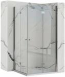 Rea Cabina de dus patrata Rea Fold N2 cu usi pliabile 80x80 crom (5902557341528)