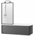 Rea Paravan de cada Rea Lagos negru 80x140 cm mobil (5902557345199)