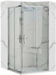 Rea Cabina de dus patrata Rea Punto cu usi glisante 90x90 crom (5902557350797)
