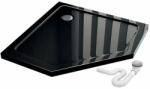 Rea Cadita dus pentagonala Rea Diamond 90x90 negru (5902557360192)