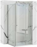 Rea Cabina de dus patrata Rea Madox U cu usa batanta 90x90 crom (5902557330478)
