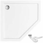 Rea Cadita dus pentagonala Rea Diamond 90x90 alb (5902557360208)