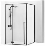 Rea Cabina de dus dreptunghiulara Rea Fargo cu usa batanta 90x120 negru mat (5902557354603)