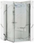 Rea Cabina de dus patrata Rea Maxim cu usa batanta 80x80 crom dreapta (5902557306329)