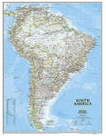 National Geographic Dél-Amerika falitérkép National Geographic 61x76 cm