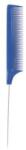 Bifull Profesional Pieptene Albastru Flexibil pentru Coafura cu Coada din Metal si Dinti Inegali - Blue - Pin Tail Comb No. 104 - Bifull