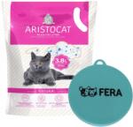 Aristocat Nisip din silicon pentru litiera pisicilor, silica fara miros 3.8 L + FERA capac pentru conserve gratis