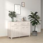 vidaXL Servantă „HAMAR, alb, 113x40x80 cm, lemn masiv de pin (340441) Comoda