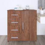 vidaXL Servantă, stejar maro, 79x35x88 cm, lemn prelucrat (340247) Comoda