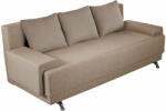 Bedora Canapea Extensibila Bedora Roma, 3 locuri, lada de depozitare, textil, bej Canapea