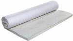Green Future Topper Green Future Aloe Vera Memory 7 Zone 160x190 cm, memory foam, medie, 6 cm, husa detasabila, lavabila, antialergica