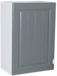 Spectral Mobila Corp superior 50 cu 1 usa Zebra MDF gri dungi