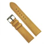 Curea Ceas „Sand Suede 01D140 - Piele Întoarsă Crem, Stil Minimalist (18mm - 20mm) (01D140)