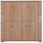 Mobikon Comoda 4 usi mdf stejar sonoma Grand 93x39x94 cm (0000062666) Comoda