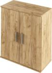 Mobikon Comoda 2 usi mdf natur stejar artisan Resita 70.6x35x79.5 cm (0000263133) Comoda