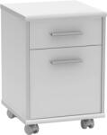 Mobikon Comoda, 1 usa, 1 sertar, mdf alb, Johan, 39x40.5x55 cm (0000278024) Comoda
