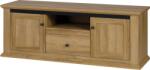 Mobikon Comoda TV, din mdf maro stejar, Grandleon, 150x45x55 cm (0000264770) Comoda