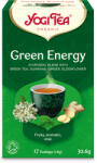 YOGI TEA Energizáló bio zöld tea 17 filter