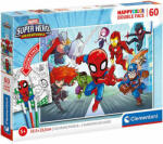 Clementoni Marvel Szuperhősök színezhető kétoldalas puzzle 60 db-os (26098)