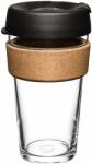 KeepCup bögre Brew Cork Black 454ml L (BCBLA16)