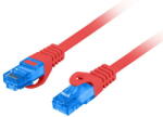 Lanberg Patchcord S/ftp Cat. 6a 10m Red Lszh (pcf6a-10cc-1000-r) - vexio