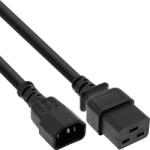 InLine Cablu prelungitor alimentare C14 la C19 1m Negru, Inline IL16659F (IL16659F)