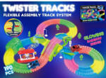 Magic Toys Twister Tracks fluoreszkáló 190 db-os pálya szett autóval (MKL520340) - jatekshop