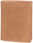 Baaron Barna férfi bőr pénztárca (2243 Plain Tan)