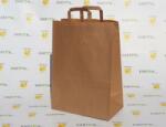 Szidibox Karton Papírtáska szalagfüles, papírszatyor 32x44+17cm barna (SZID-00609)