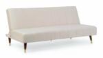 Bizzotto Canapea extensibila tapiterie catifea bej Alma 180x105x43 cm (0735301) Canapea