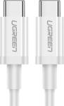UGREEN 60517 USB-C apa - USB-C apa 2.0 Adat és töltőkábel - Fehér (0.5m) (60517)