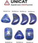  Pandantiv Lapis Lazuli Natural cu Gaura - Picatura - Luna - Triunghi - Dreptunghi - 24-30 x 19-25 x 6-10 mm - 1 Buc