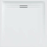 Geberit Sestra szögletes zuhanytálca 80x80 cm, strukturált pala, fehér 550.290. 00.2 (550.290.00.2) - szaniteronline