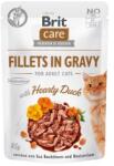  Brit Care Cat Fillets in Gravy with Hearty Duck - 4x85 g