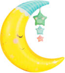  Fólia lufi - Hold csillagokkal