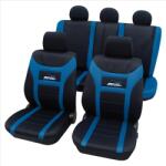 Petex Set complet huse scaune universale (fata-spate) albastru-negru Super Speed PETEX