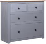 vidaXL Servantă, gri, 80 x 40 x 83 cm, lemn de pin, gama Panama (282656) Comoda