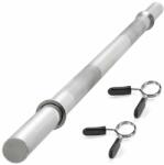 MAXXIVA® Súlyzórúd rugós zárral fekete 120 cm (ZFF38301)
