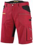 CXS Pantaloni scurți de lucru CXS STRETCH - Roșie / neagră | 60 (1060-027-260-60)