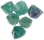  Fluorit Albastru - Verde Natural Octaedru Fatetat - 34-38 x 34-37 mm - ( XL ) - 1 Buc