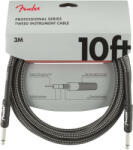 Fender Professional Instrument Cable, 3m, Gray Tweed