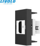 LIVOLO Modul priza media simpla HDMI Livolo 1 M (VL-FCHD-1BP)