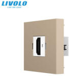 LIVOLO Modul priza media simpla HDMI Livolo 2 module (VL-FCHD-2AP)