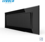 LIVOLO Intrerupator mecanic 7 posturi cap scara , 7M, cu rama sticla Livolo (VL-7FCMKS-1BP-P9E)