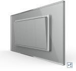 LIVOLO Intrerupator mecanic qvadruplu cap scara , 4M, cu rama sticla Livolo (VL-4FCMKS-1IP-P9E)