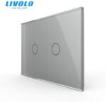 LIVOLO Intrerupator tactil dublu cap scara cruce Livolo, standard italian -serie noua (VL-FC2S-3G-P902-3I)