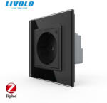 Livolo Priza smart Livolo cu programare din aplicatia Livolo compatibila cu Alexa Google Home (784000812SR)