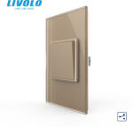 LIVOLO Intrerupator mecanic simplu cap scara 2M, Standard italian Livolo (VL-FCMKS-2AP-P9E)