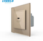 LIVOLO Priza USB tip C cu alimentare 45W Livolo-2 module (VL-FCUC-2AP-P7E)