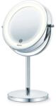 Beurer Козметично огледало, Beurer BS 55 Illuminated mirror, touch sensor, 18 LED light, 7 x zoom, 2 swivering mirrors, 13 cm (65486_BEU)